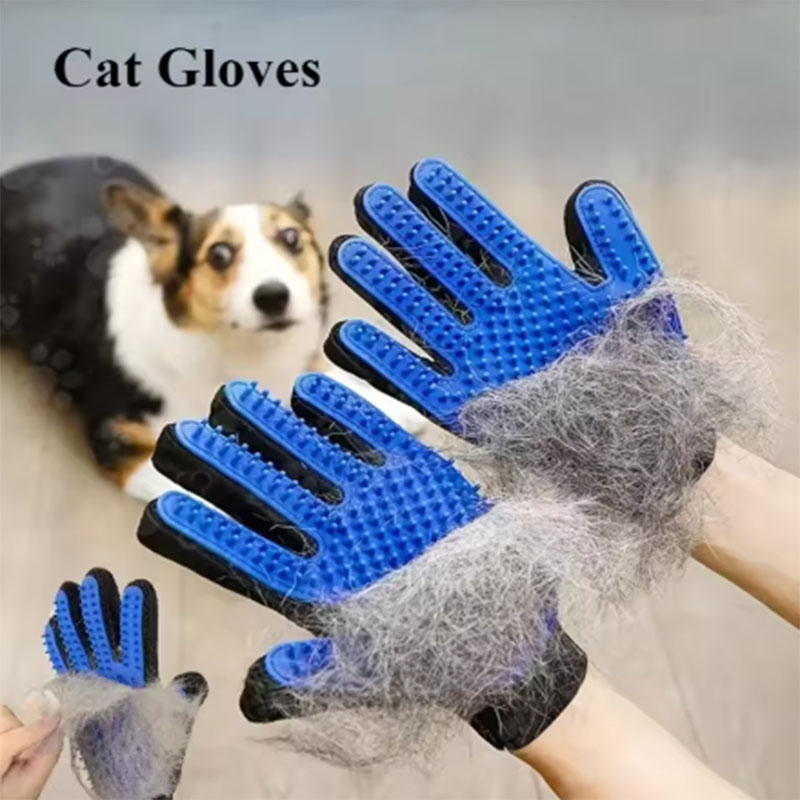 Pet Grooming Glove - Guante para el pelo de mascotas,