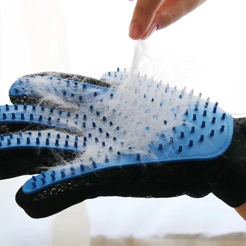 Pet Grooming Glove - Guante para mascotas, guante de aseo