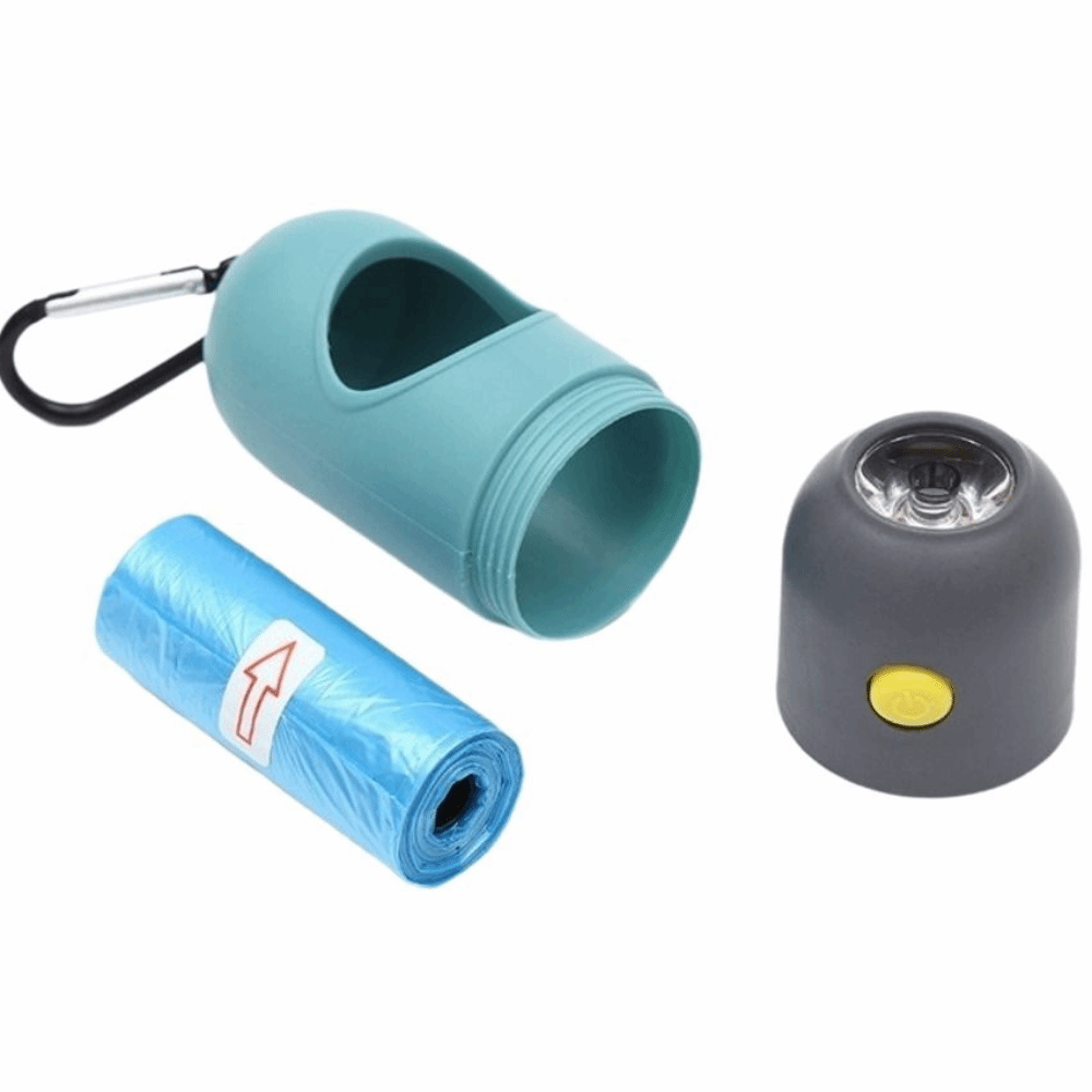 Poop Bag Dispenser - Mosquetón de Metal, dispensador de bolsas