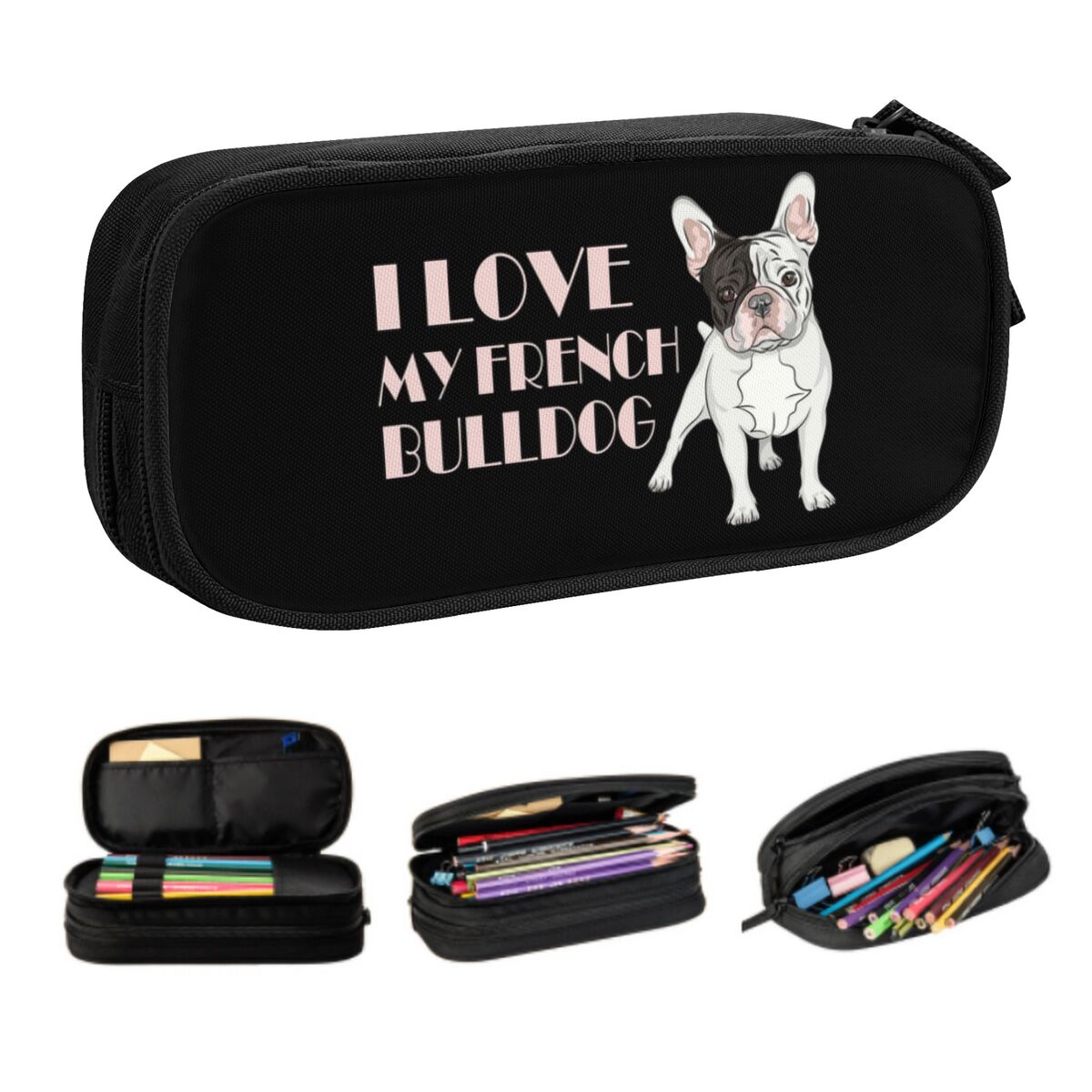 Pet X Supplies & Tack Howell Photos - Estuche de lápices personalizado con Bulldog