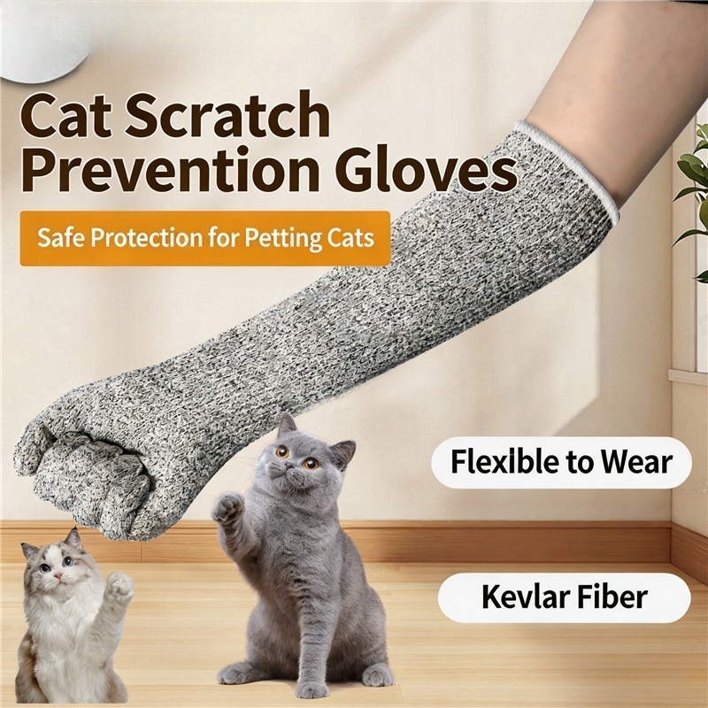 Pet Grooming Glove - Guantes Antiarañazos para el Cuidado de