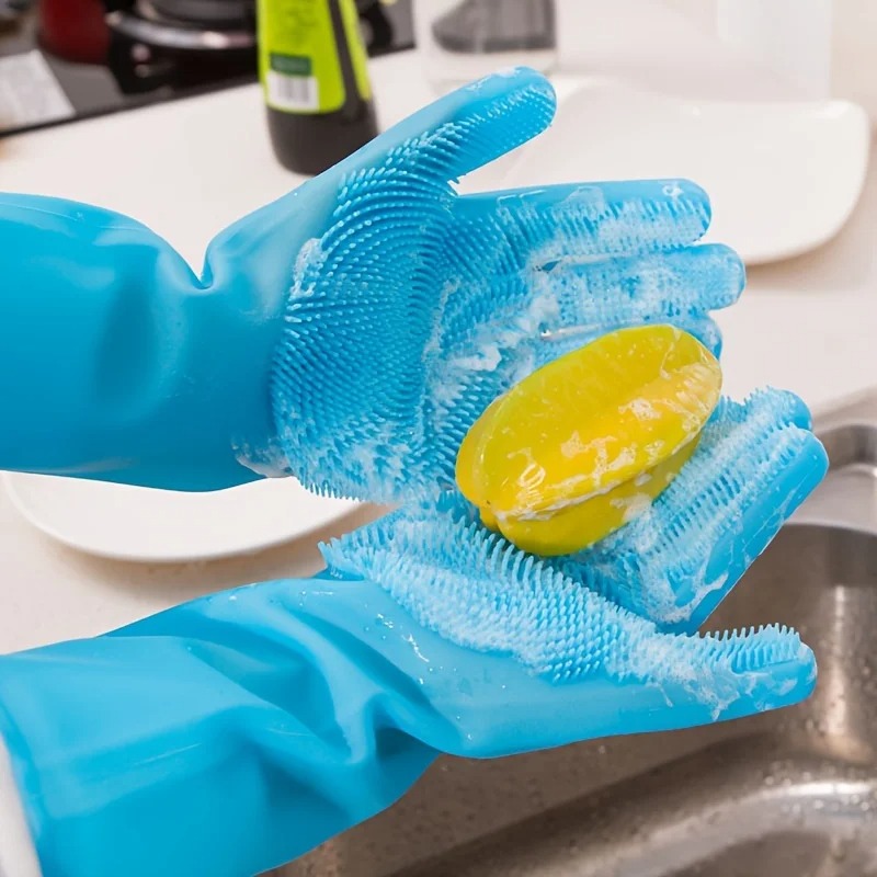 Pet Grooming Glove - Guantes de Limpieza para Mascotas, Guante