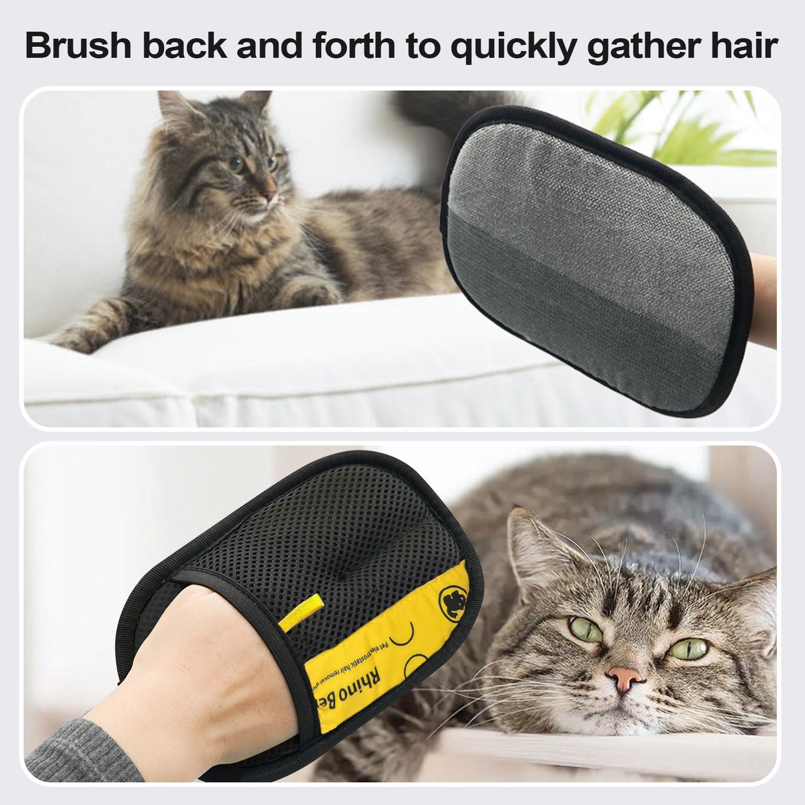 2 Guantes de Aseo para Gatos,  - Pet Grooming Glove reseña y precio