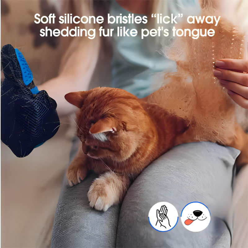 Guante para el pelo de mascota - Pet Grooming Glove reseña y precio