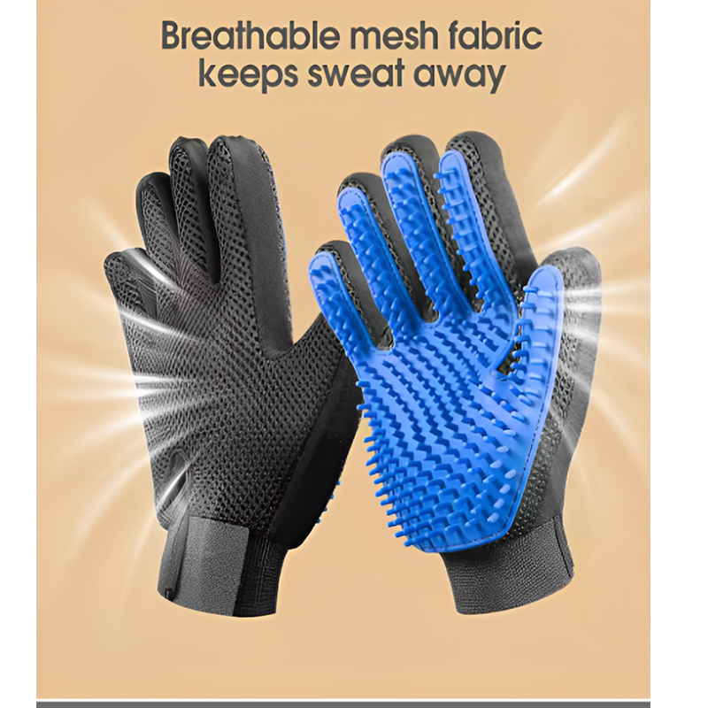 Guante para el pelo de mascota - Pet Grooming Glove reseña y precio