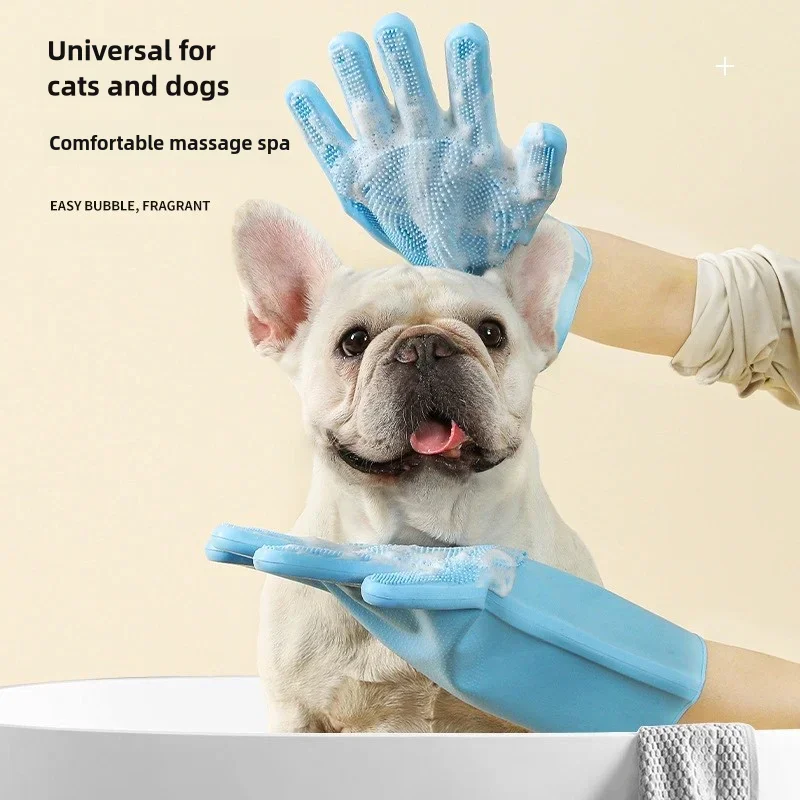 Guantes de limpieza para masco - Pet Grooming Glove reseña y precio