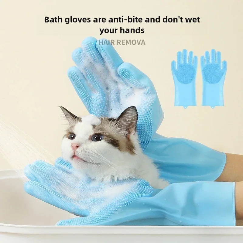Guantes de limpieza para masco - Pet Grooming Glove reseña y precio