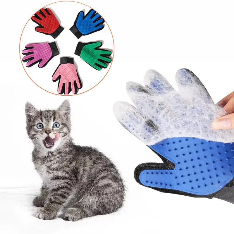 Guante para mascotas, guante d - Pet Grooming Glove reseña y precio