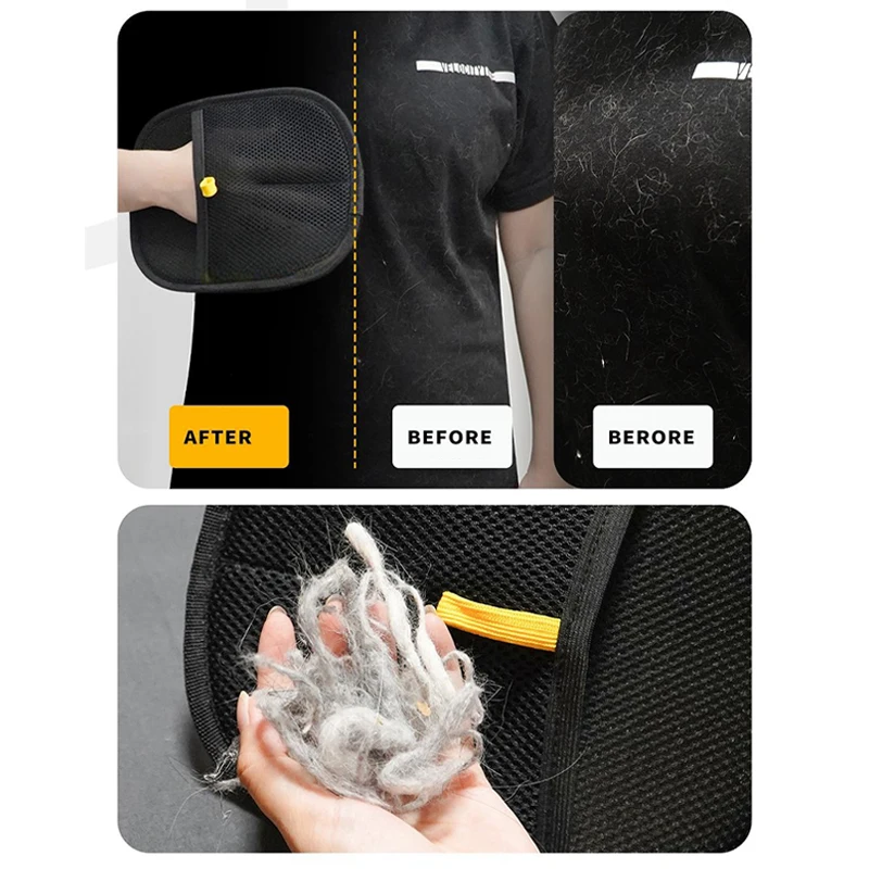 Guantes electrostáticos para e - Pet Grooming Glove reseña y precio