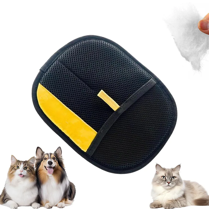 Guantes electrostáticos para e - Pet Grooming Glove reseña y precio