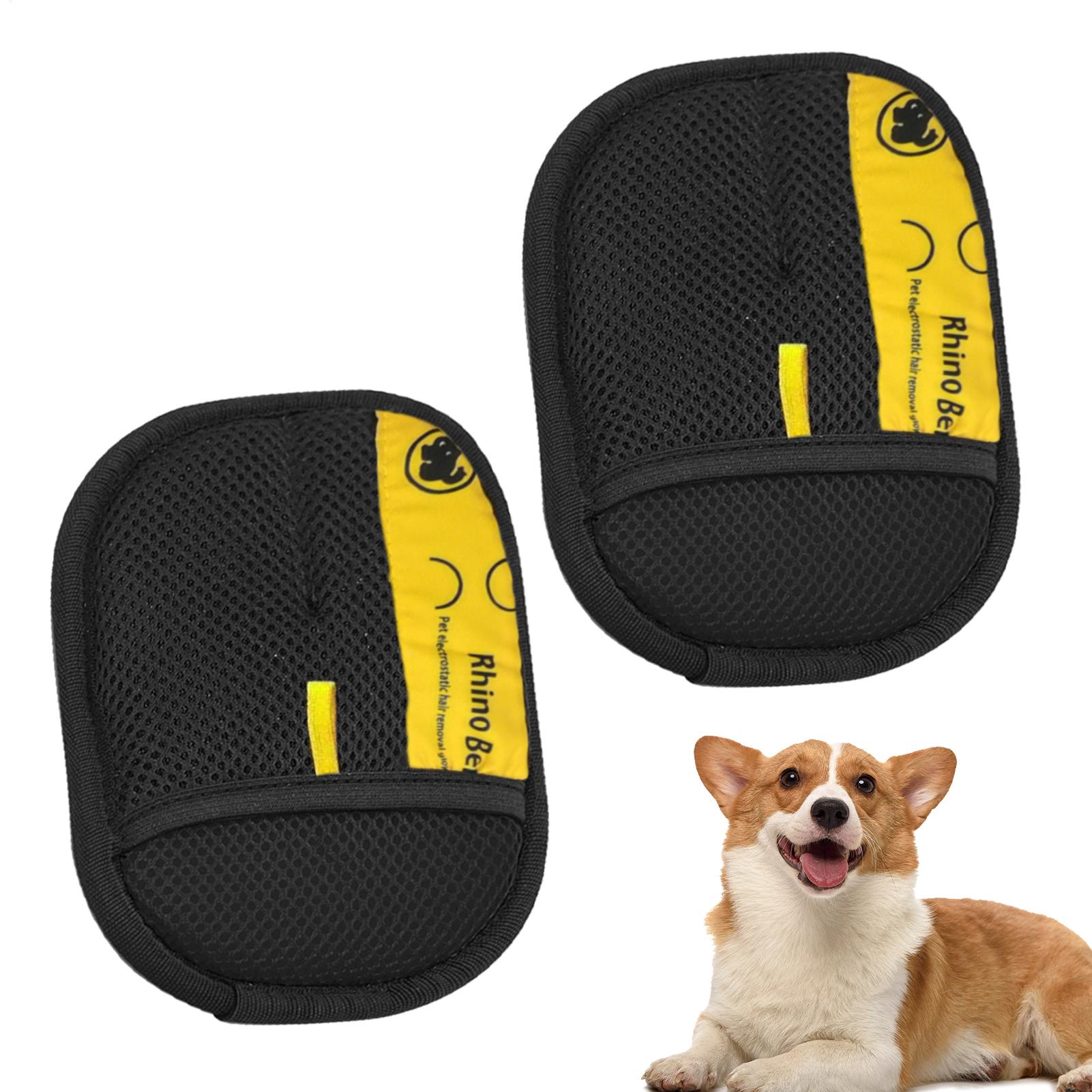 1 par de guantes de eliminació - Pet Grooming Glove reseña y precio