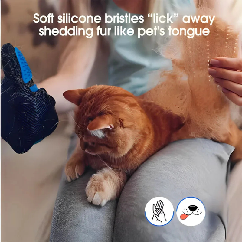 Guante para el pelo de mascota - Pet Grooming Glove reseña y precio