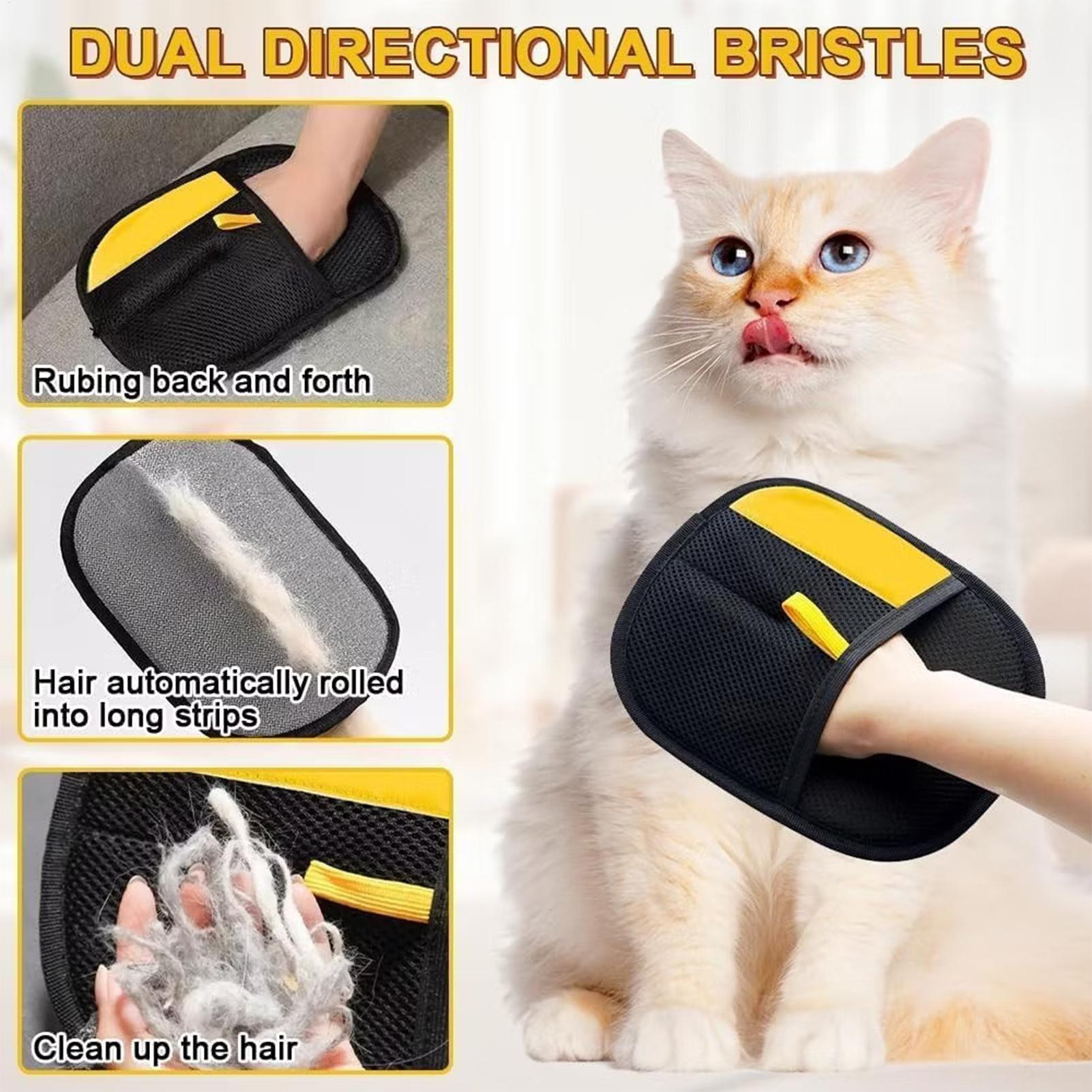 Guantes electrostáticos para q - Pet Grooming Glove reseña y precio